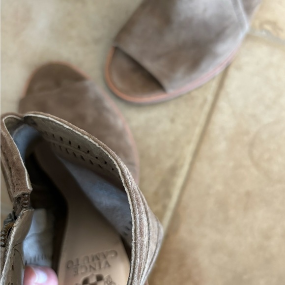 Sling back open toe bootie/sandal - Picture 4 of 4